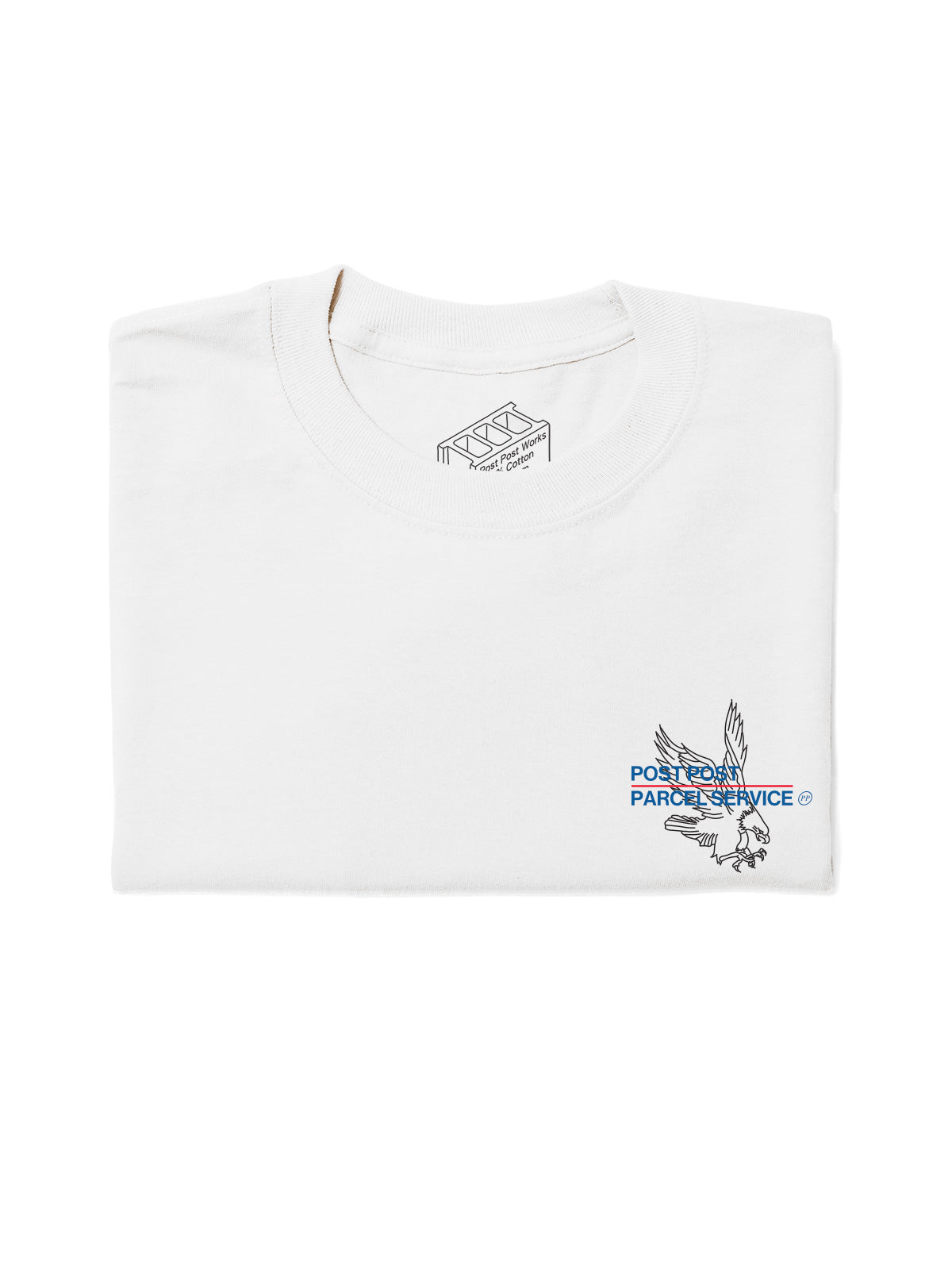 Post Post Parcel Service Tee, White