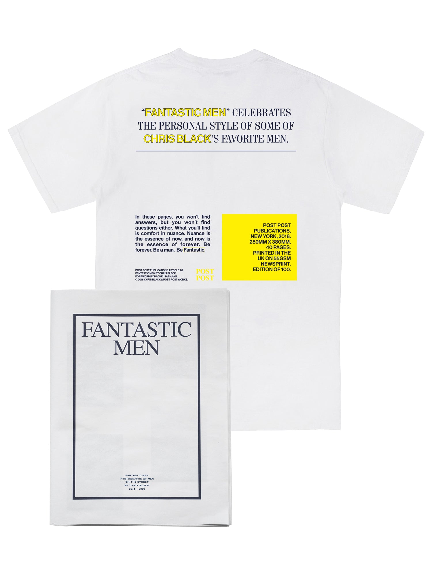 Fantastic Men Tee + Zine